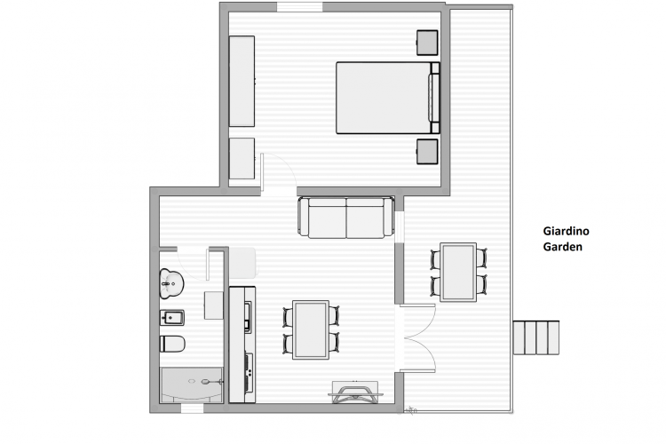 Viale Europa Zweizimmerwohnung